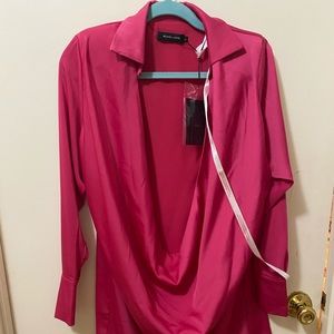 Sexy silk cowl dress